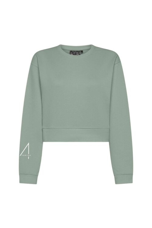 Felpa donna crop